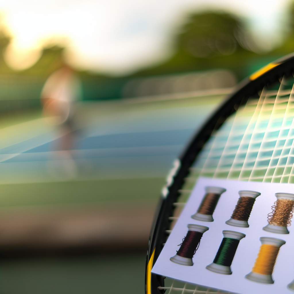Choisir le cordage tennis pour des effets maximaux ?