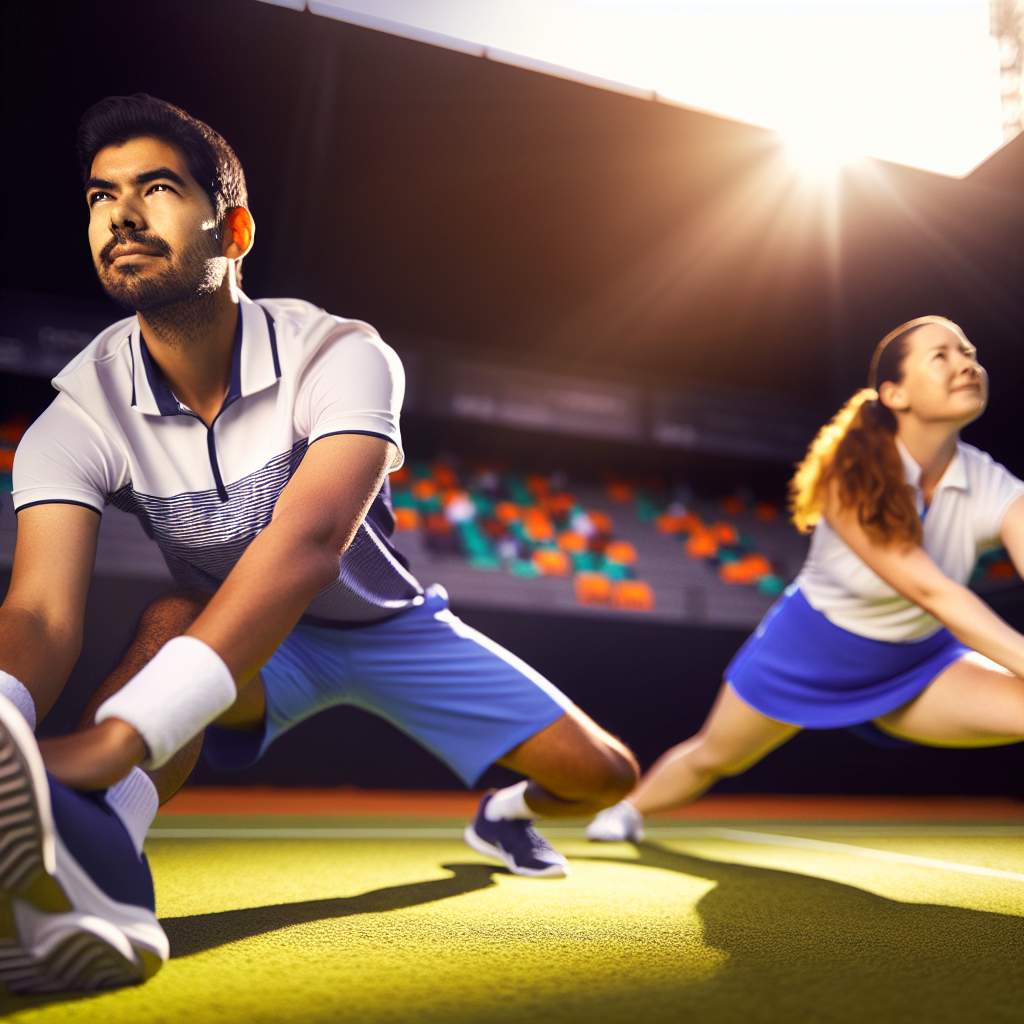 Meilleurs étirements tennis pour éviter les blessures