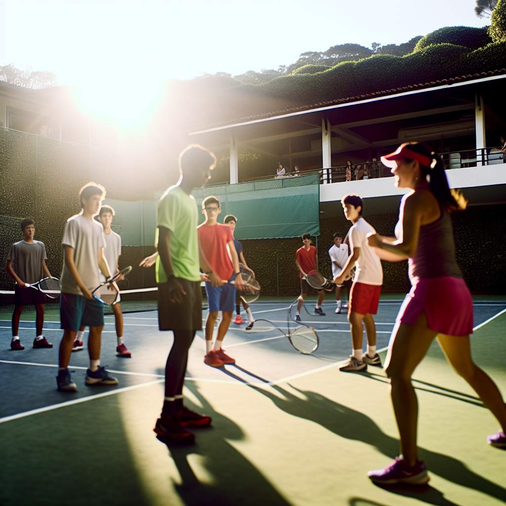 Découvrez les académies tennis débutants France idéales