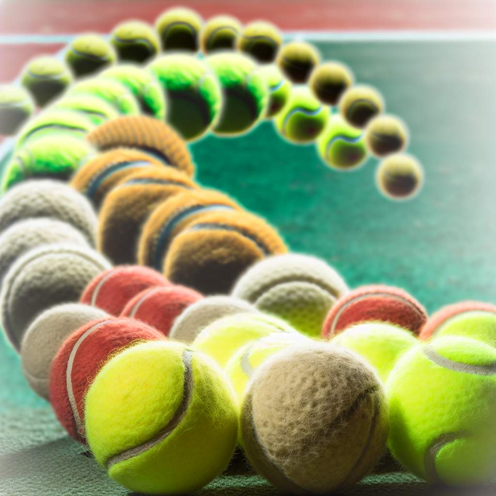 Les secrets des évolutions des balles de tennis