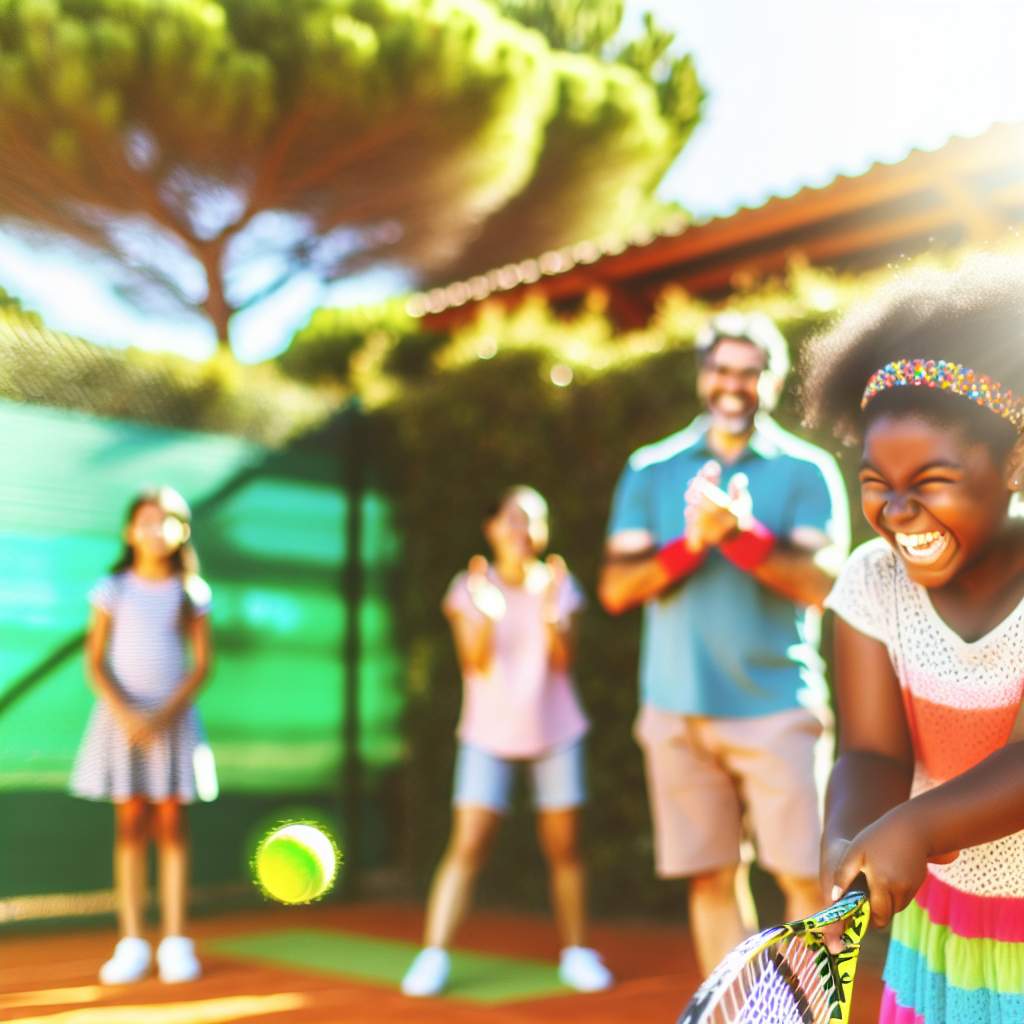 Astuces pour un entraînement tennis enfants amusant