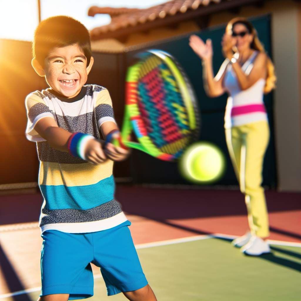 Comment enseigner le tennis à un enfant de 5 ans ?